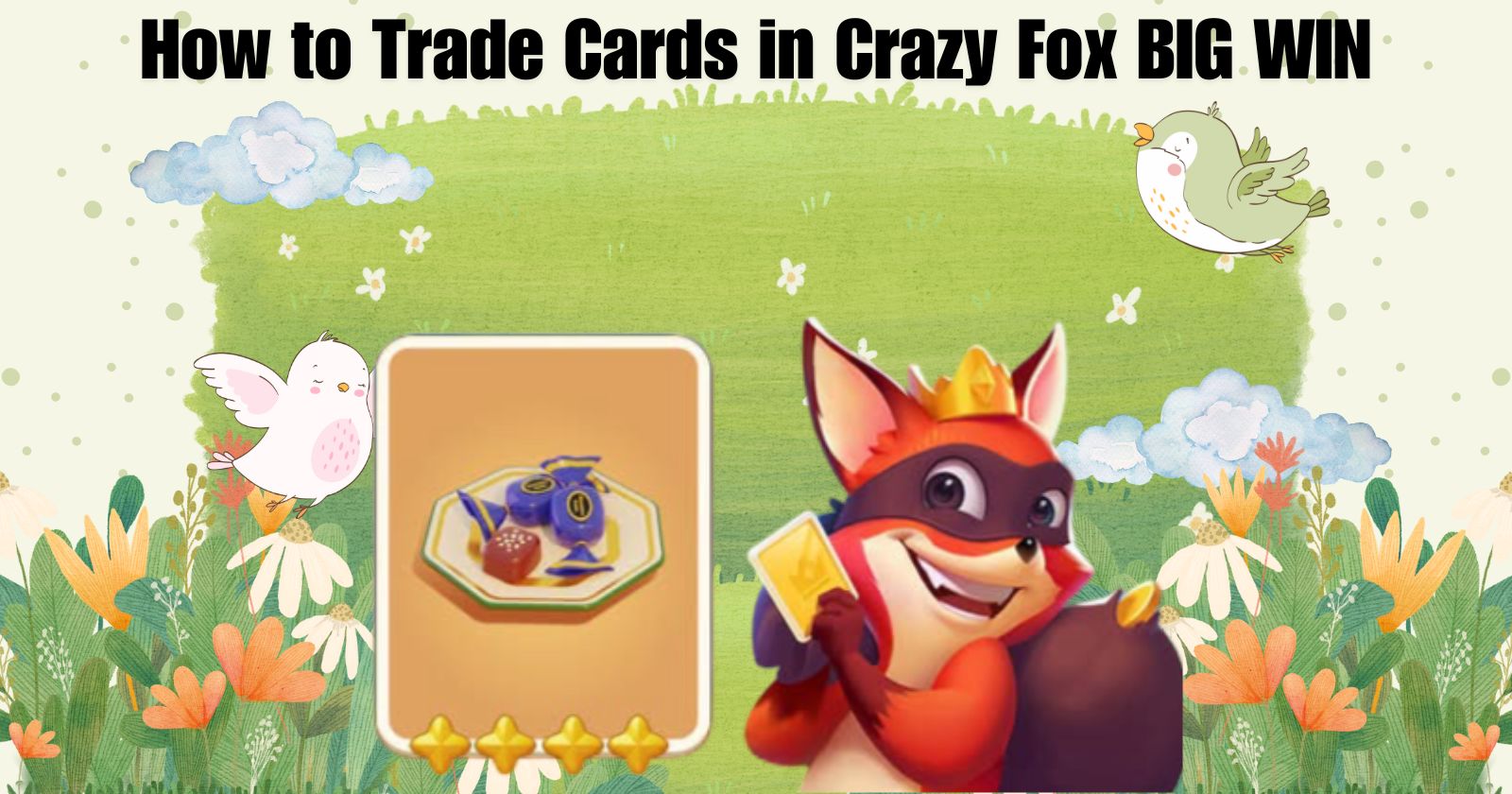How to Trade Cards in Crazy Fox BIG WIN